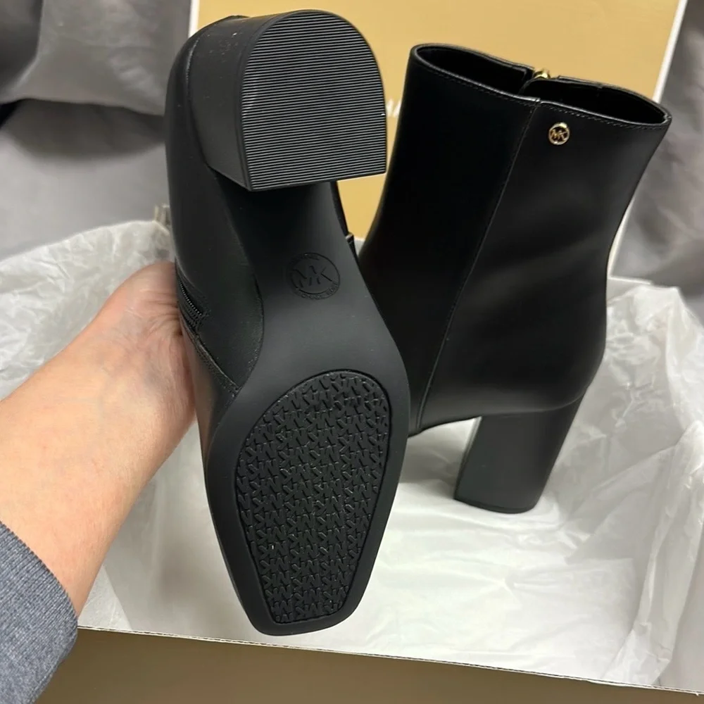 Michael Kors Black Heeled Boots - Picture 3 of 7